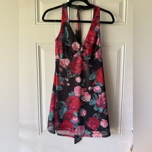 🎯60% OFF! Wild Fable Floral halter mini dress